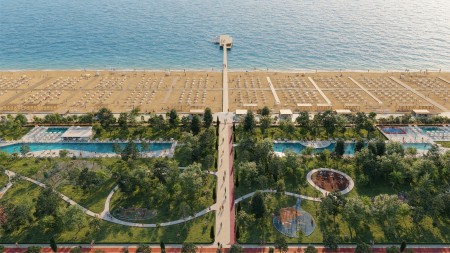 Ne Kompleksin Baks Bay, Te Rana e Hedhun, Shitet Apartament 1+1, Mundesi Ideale Investimi !