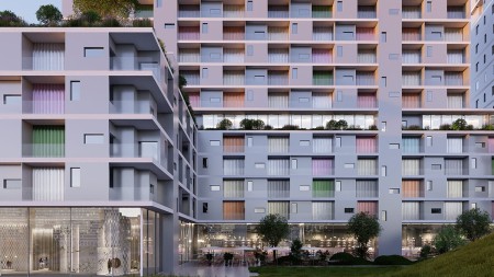 Tek Residenca Moa Ne Astir, Shitet Apartament 2+1+2+2 Ballkone Me Planimetri Te Rregullt !!!