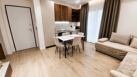 Tek Kodra E Priftit, Jepet Me Qira, Super Apartament 1+1 I Sapo Investuar Gati Per Banim!!!