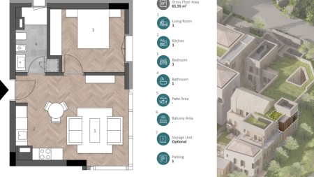 Okazion Kleringu! Pagese Me 5 Keste, Ne Green Coast Village, Shitet Apartament 1+1+Depo+Post Parkimi !!!