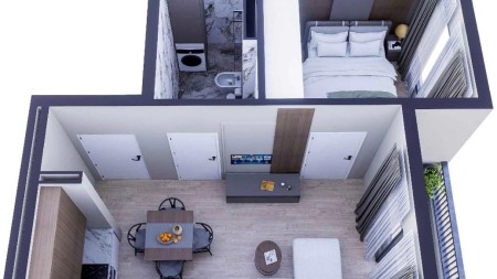 Mundesi Pagese Me Keste! Ne Golem, Tek Residenca Miami Sun, Shitet Apartament 1+1, Shume Prane Detit, Ideal Per Banim Ose Investim!!!