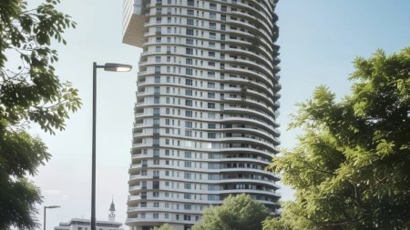 Super Okazion! Tek "The Forty Four Tower", Shitet Apartament 1+1, Me Planimetri Te Rregullt !!
