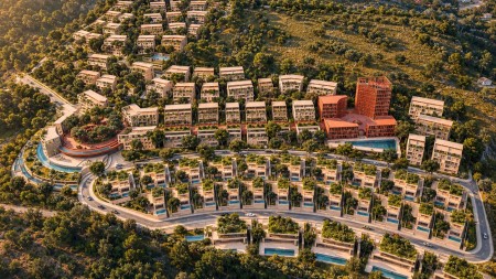 Tek Kompleksi Sun Palase, Shitet Apartament 1+1 Prane Pedonales!