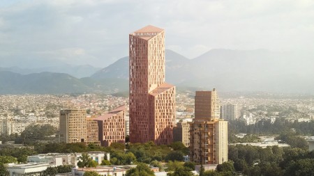 Tek Tirana New Boulevard Tower, Shitet Apartament I Rralle 1+1, Me Planimetri Te Rregullt !