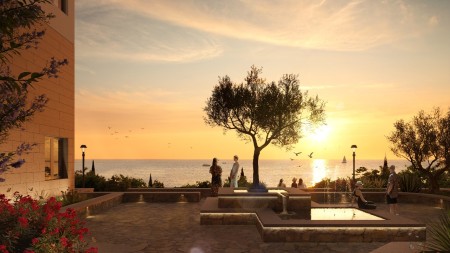 Tek Kompleksi Square Village, Ne Dhermi, Shitet Garsoniere Ideale Per Investim !!!