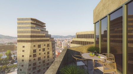 Okazion Kleringu !! Tek Shqiponja Square Building, Shitet Apartament 1+1, Me Planimetri Te Rregullt !!